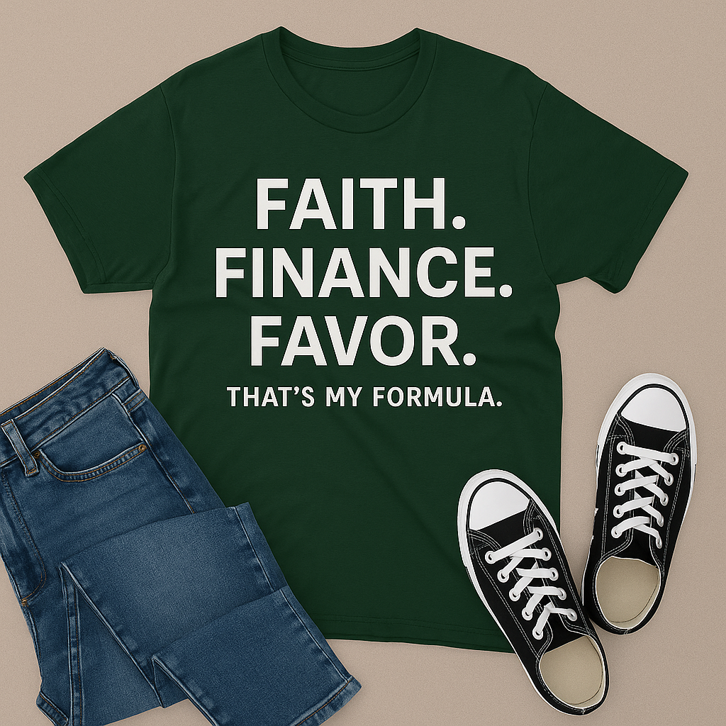 Faith. Finance. Favor. That's my Formula